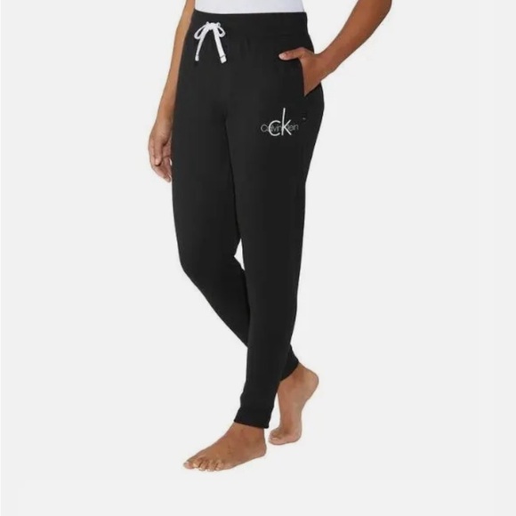 Calvin Klein Ladies' French Terry Soft Joggers with Side Pockets - Picture 1 of 6
